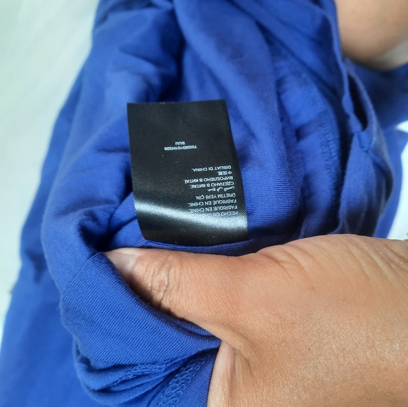 Bebe blue sleeve less strech midi dress size XS nwt - Picture 8 of 8